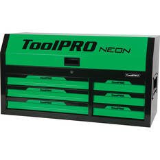 ToolPRO Neon Tool Chest Green 6 Drawer 42 Inch, , scanz_hi-res