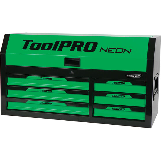ToolPRO Neon Tool Chest Green 6 Drawer 42 Inch, , scanz_hi-res