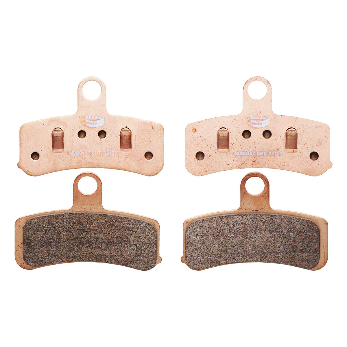 Bendix Street Road Track Motorcycle Disc Brake Pads - MDB0457-SRT, , scanz_hi-res