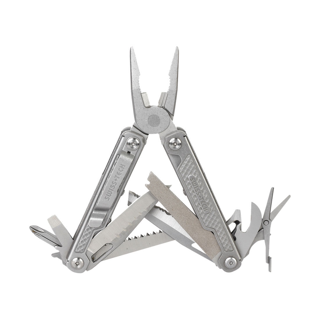 SWISSTECH 17-In-1 Folding Multitool Pliers, , scanz_hi-res