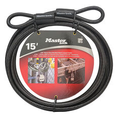 Master Lock Cable Lock Braid 4.6m X 10mm, , scanz_hi-res