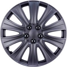 Street Series Wheel Covers Stealth 14 Inch Matte Black 4 Pack, , scanz_hi-res