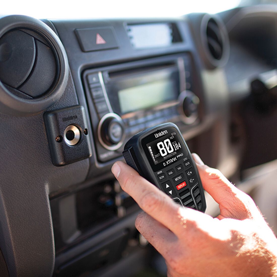 Uniden Smart UHF Radio with Large OLED Display - XTRAK80, , scanz_hi-res