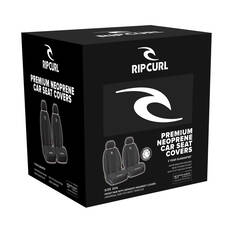 Rip Curl Logo Neoprene Seat Covers White/Black Adjustable Headrests Airbag Compatible, , scanz_hi-res