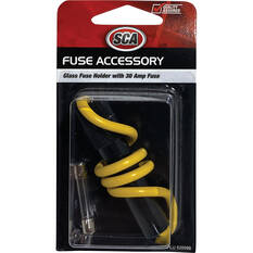 SCA Automotive Fuse Holder -  Glass, 30 Amp, , scanz_hi-res