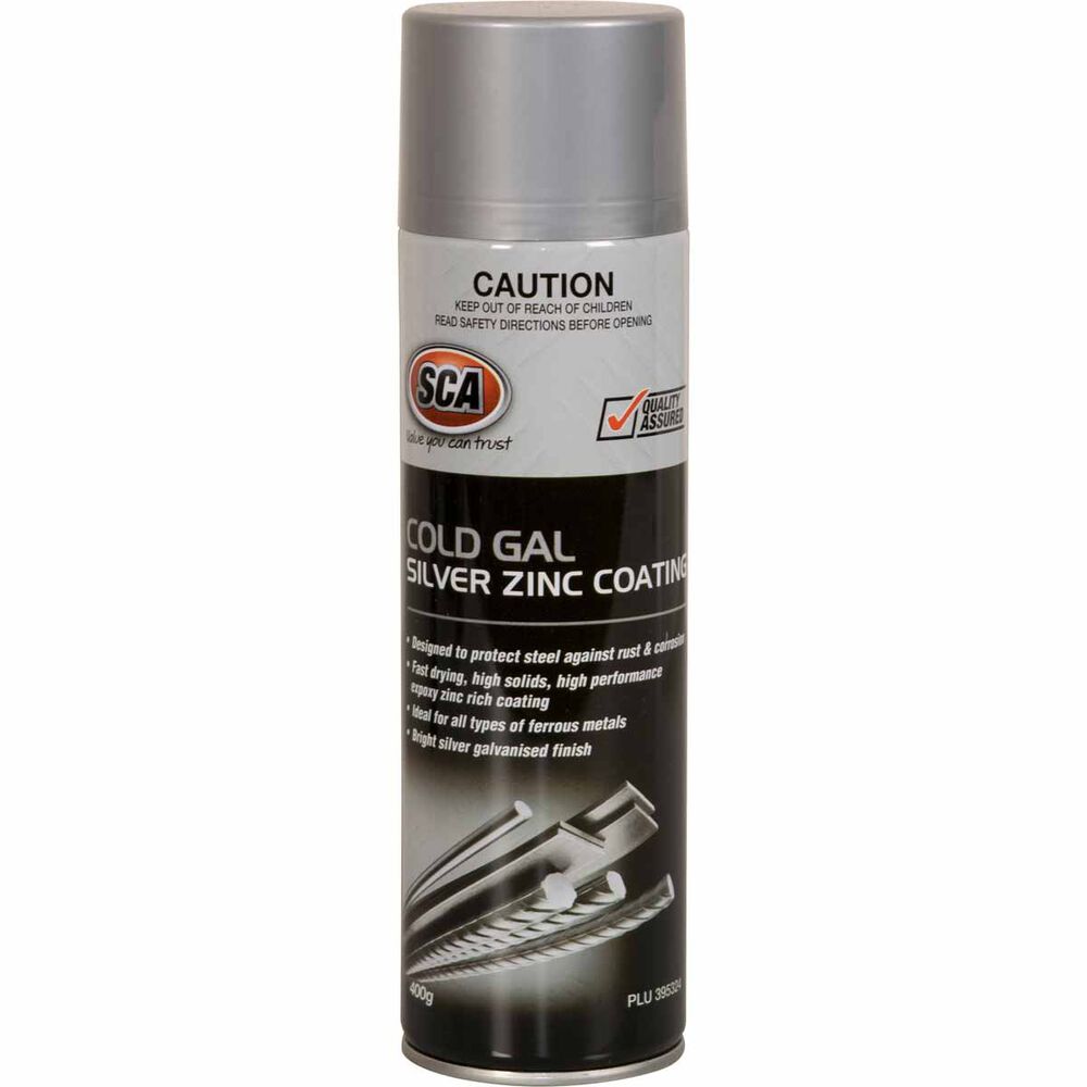 SCA Cold Gal Zinc Coating, Silver 400g Supercheap Auto New Zealand
