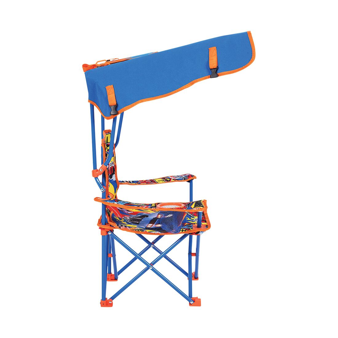 Hot Wheels Kids Camp Chair w/ Sunshade, , scanz_hi-res