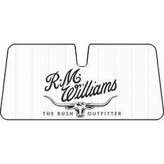 R.M. Williams Logo Sunshade Cream Accordion Front, , scanz_hi-res