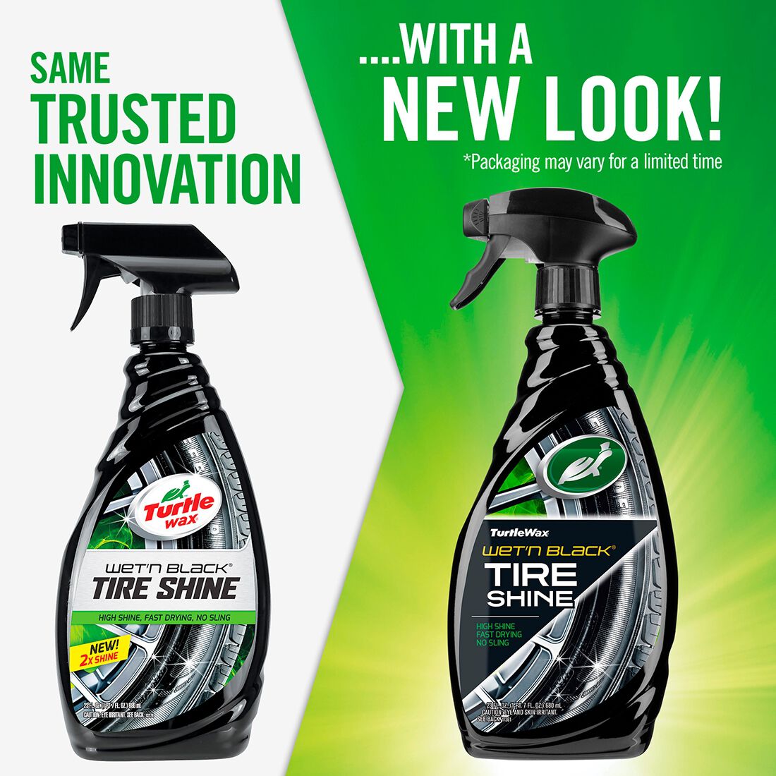 Turtle Wax Wet 'N' Black Tyre Shine - 680mL, , scanz_hi-res
