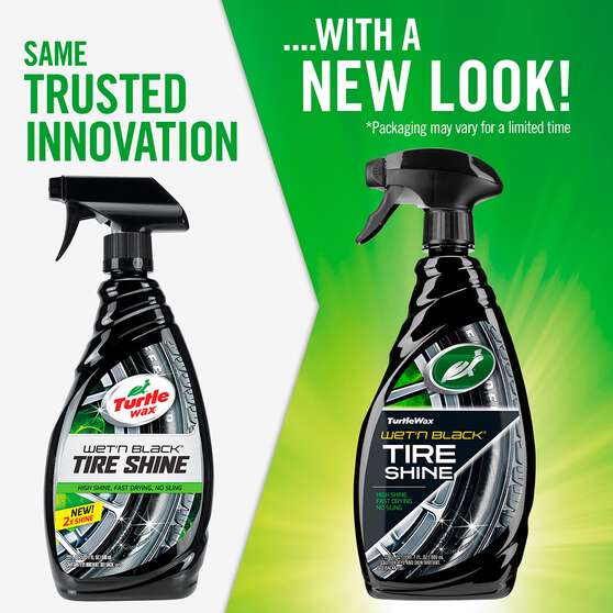 Turtle Wax Wet 'N' Black Tyre Shine - 680mL, , scanz_hi-res