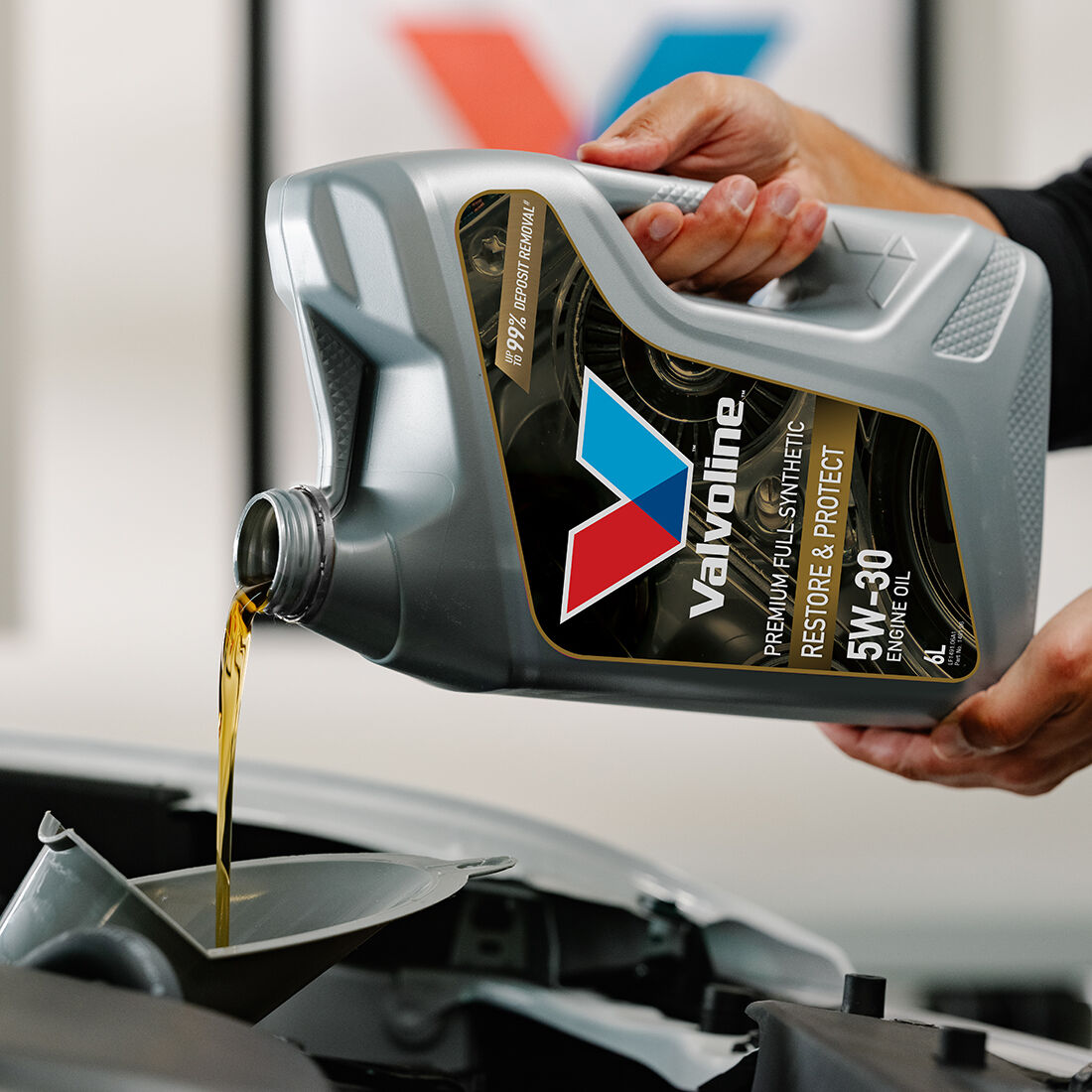 Valvoline Restore & Protect Engine Oil 5W-30 6 Litre, , scanz_hi-res