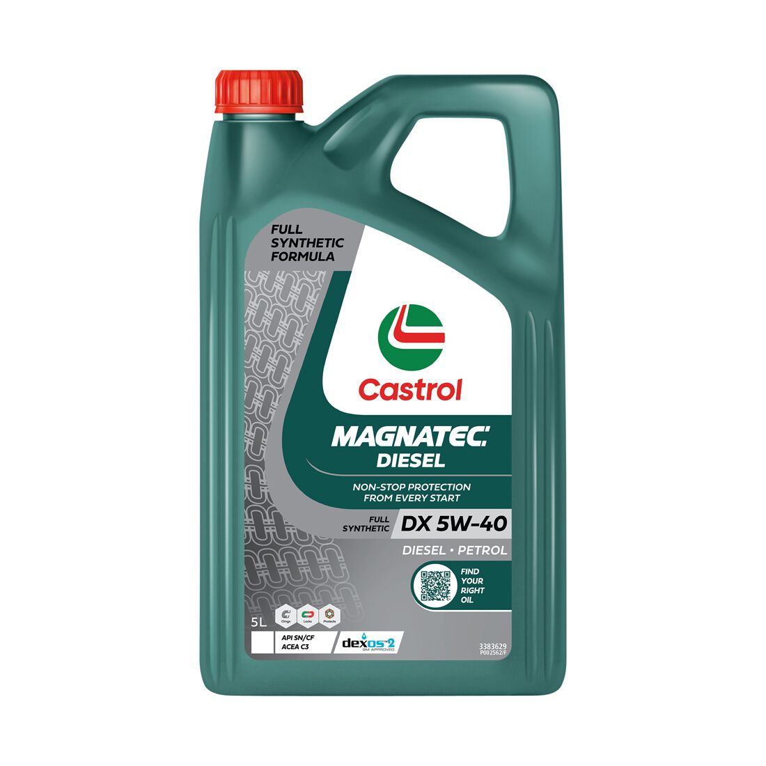 Castrol MAGNATEC Diesel DX Engine Oil, 5W-40, 5 Litres, , scanz_hi-res
