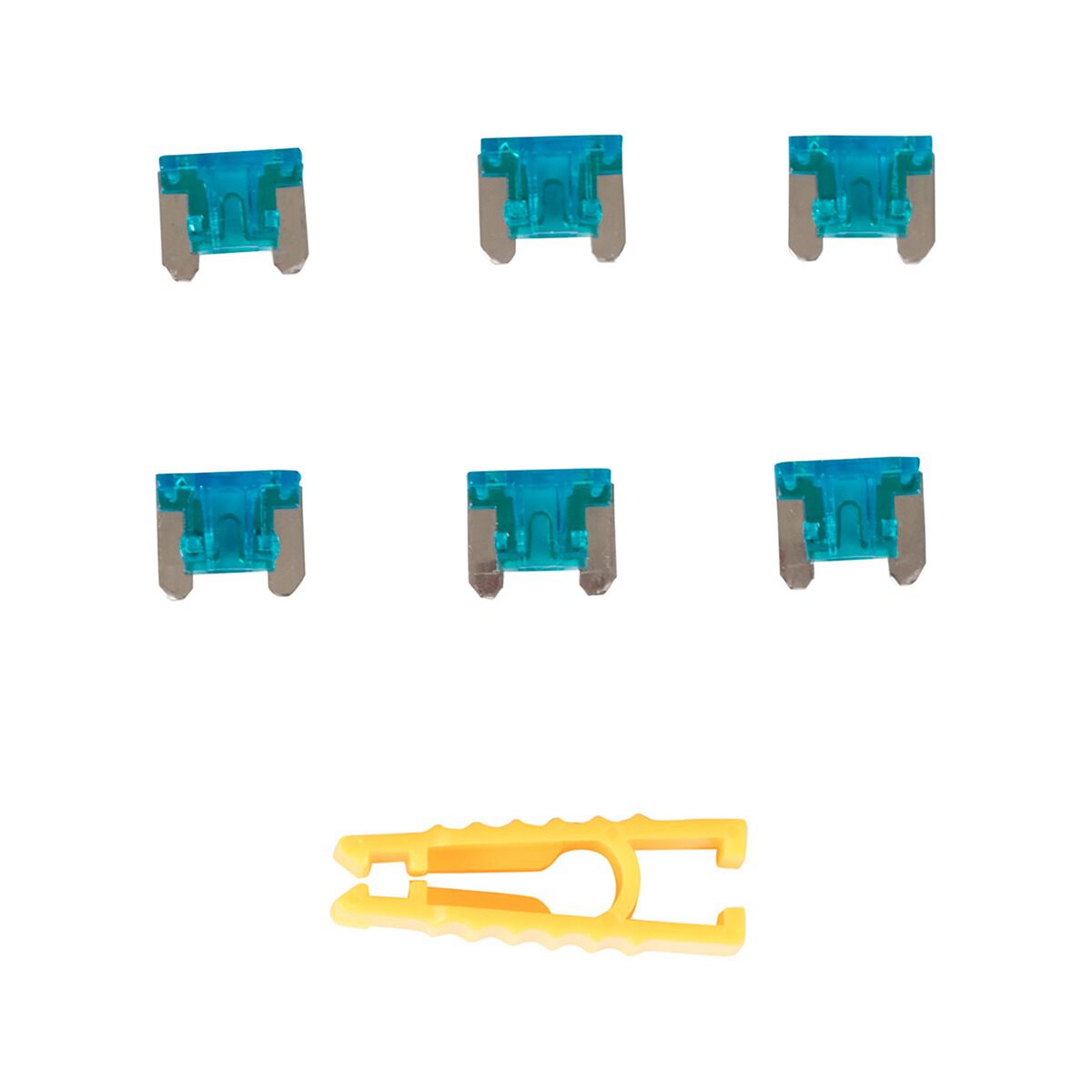 SCA Automotive Fuses - Micro Blade, 15 Amp, 6 Piece, , scanz_hi-res