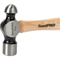 ToolPRO Ball Pein Hammer - Hickory, 16oz, 450g, , scanz_hi-res