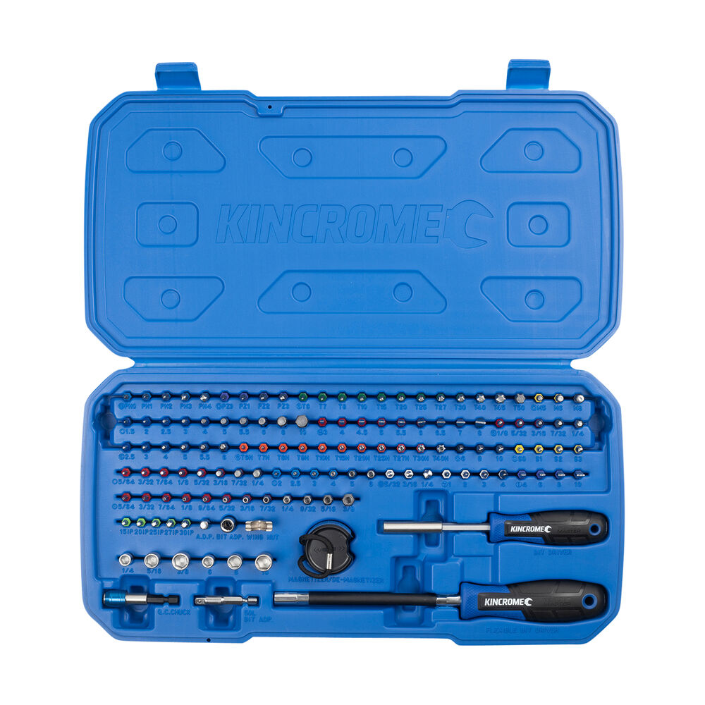 Kincrome Torquemaster Screwdriver Bit Set 128 Piece Supercheap Auto