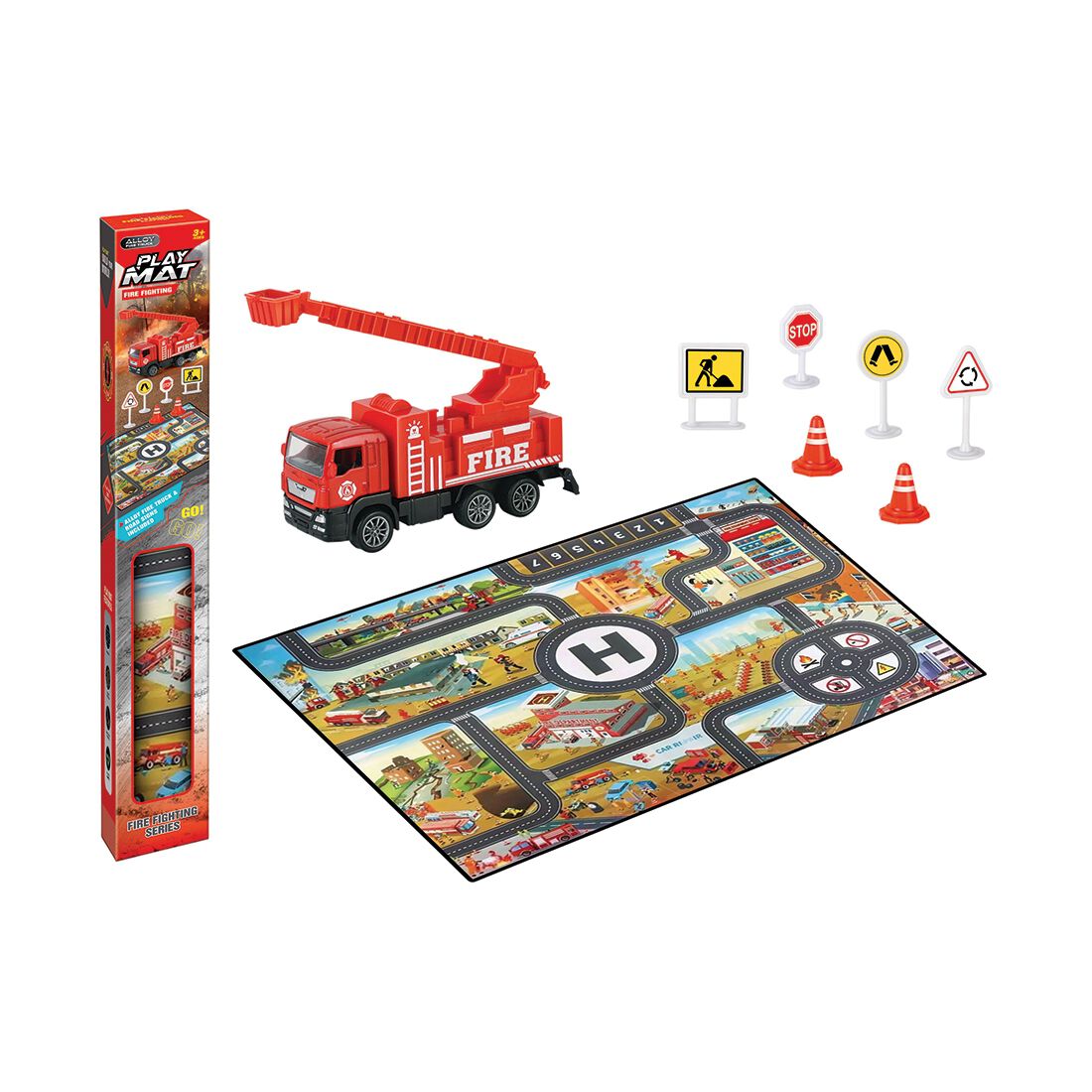 Micro World Playmat with Vehicle Assorted, , scanz_hi-res