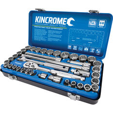 Kincrome Socket Set 3/8" Drive Metric/SAE 39 Piece, , scanz_hi-res