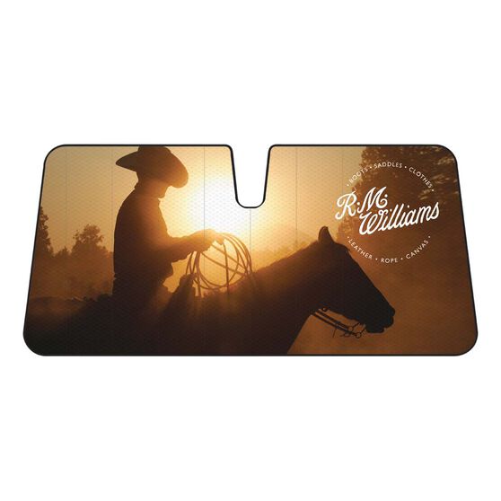 R.M.Williams Horse Sunset Fashion Sunshade Accordion Front, , scanz_hi-res