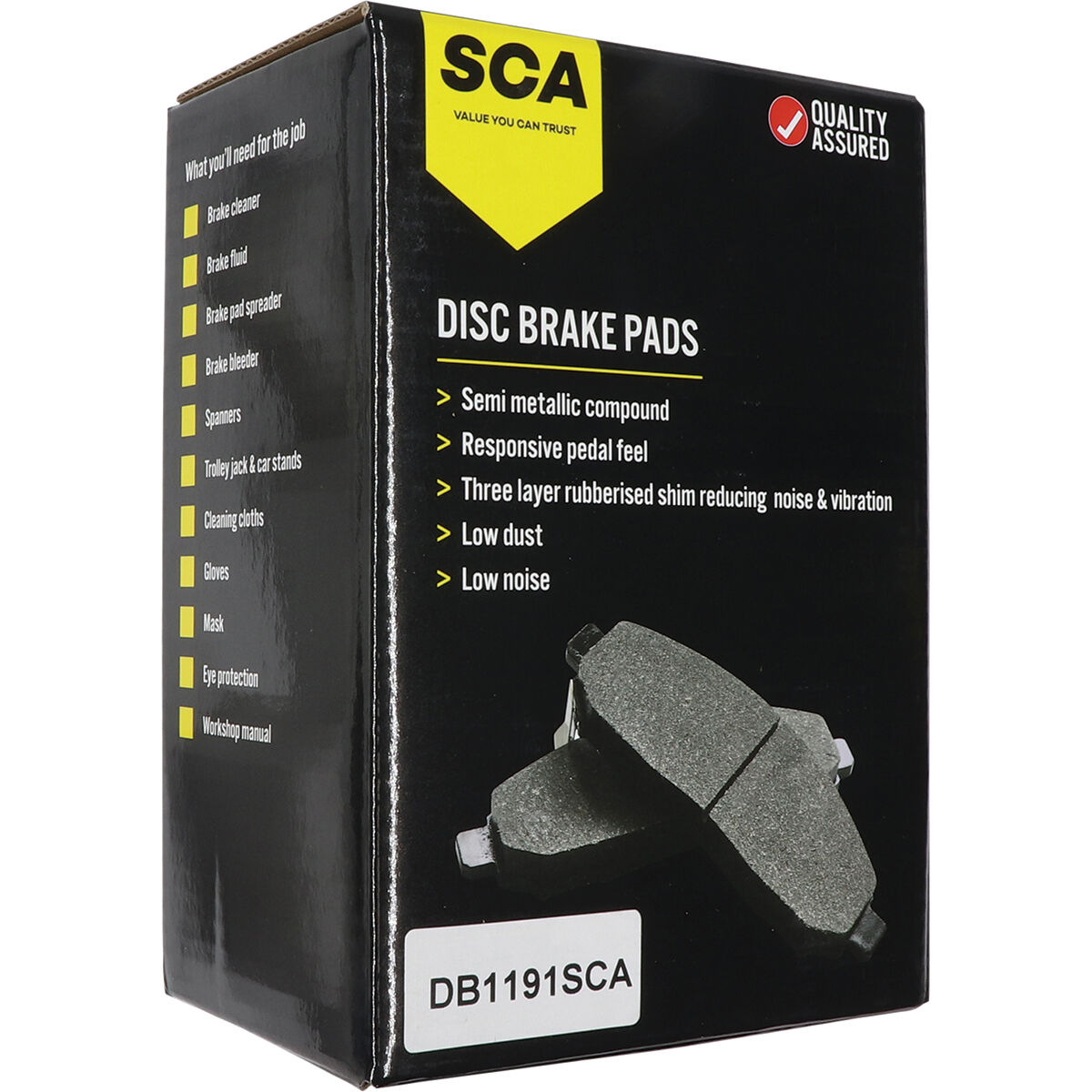 SCA Disc Brake Pads DB1191SCA, , scanz_hi-res
