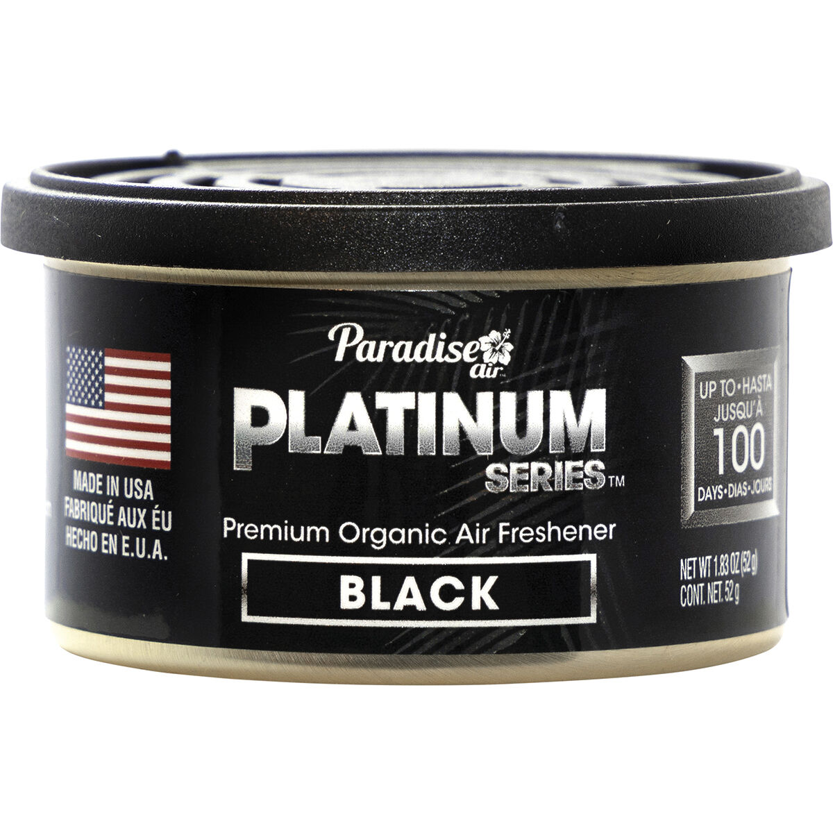 Paradise Air Platinum Air Freshener Can Black 52g, , scanz_hi-res