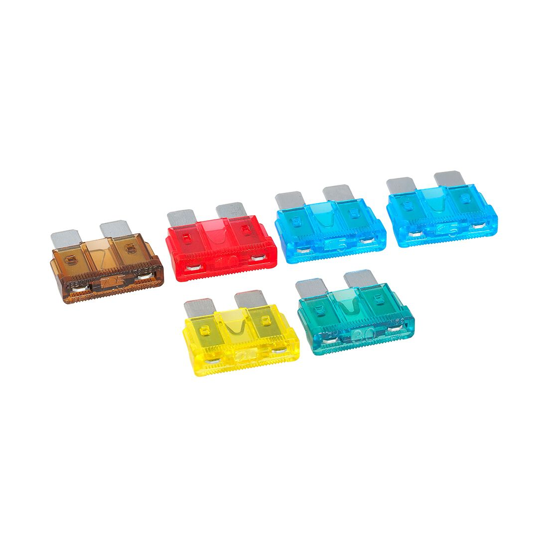 SCA Automotive Fuses - Standard Blade Assorted, 6 Pack, , scanz_hi-res