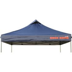 Ridge Ryder Deluxe Gazebo Replacement Top - Blue, 3 x 3m, , scanz_hi-res