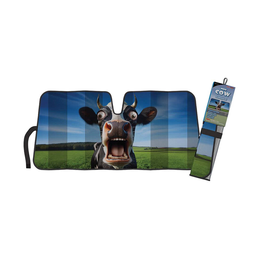 Cow Sunshade Accordion Front, , scanz_hi-res