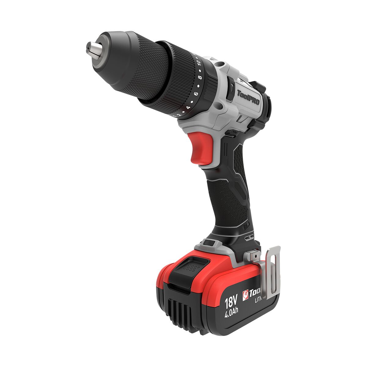 ToolPRO 18V Brushless Hammer Drill Kit 4Ah, , scanz_hi-res