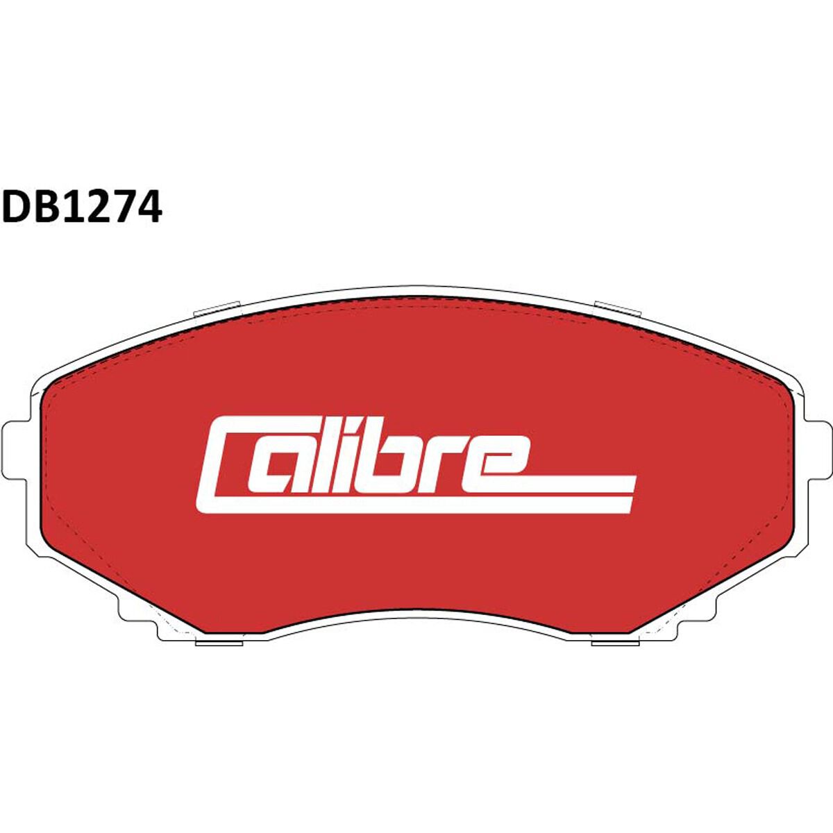 Calibre Disc Brake Pads DB1274CAL, , scanz_hi-res
