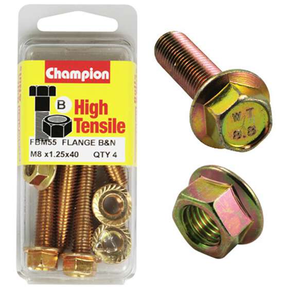 Champion Flange Bolts FBM55 M8x40, , scanz_hi-res
