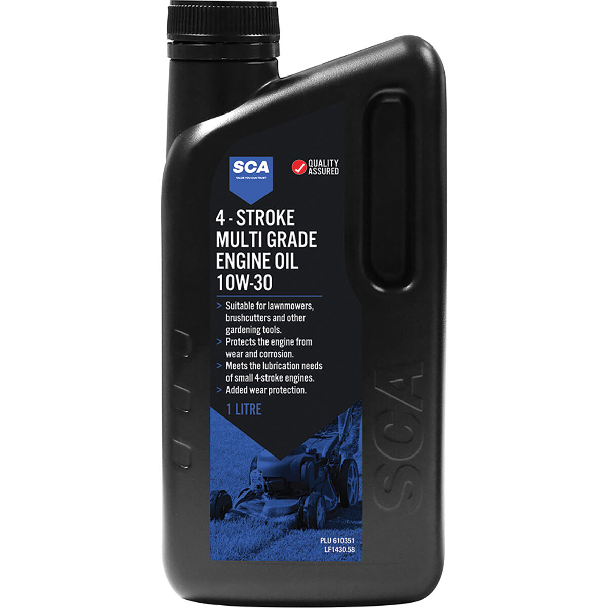 SCA Multi-Grade Small Engine Oil 4 Stroke 10W-30 1 Litre, , scanz_hi-res