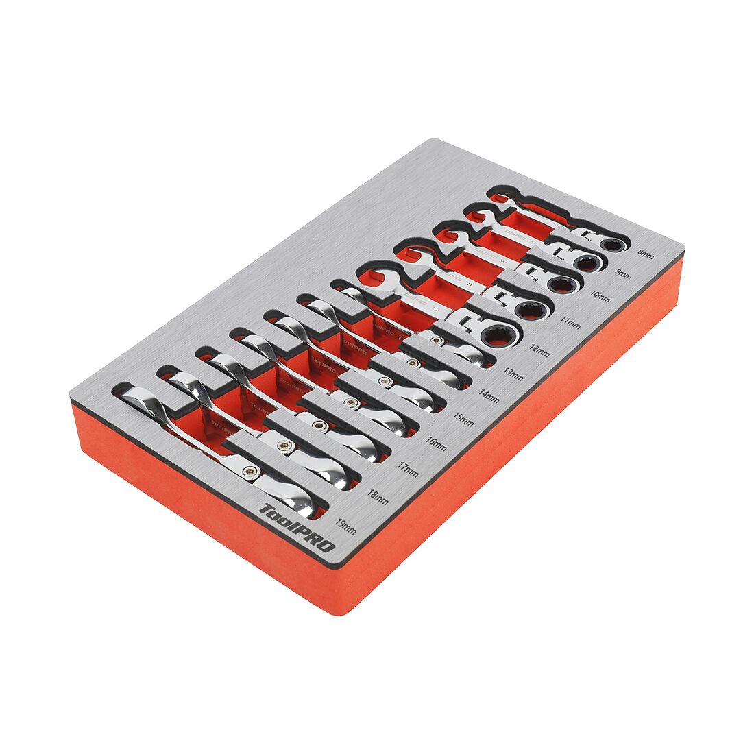ToolPRO EVA Stubby Flex Spanner Set 12 Piece, , scanz_hi-res