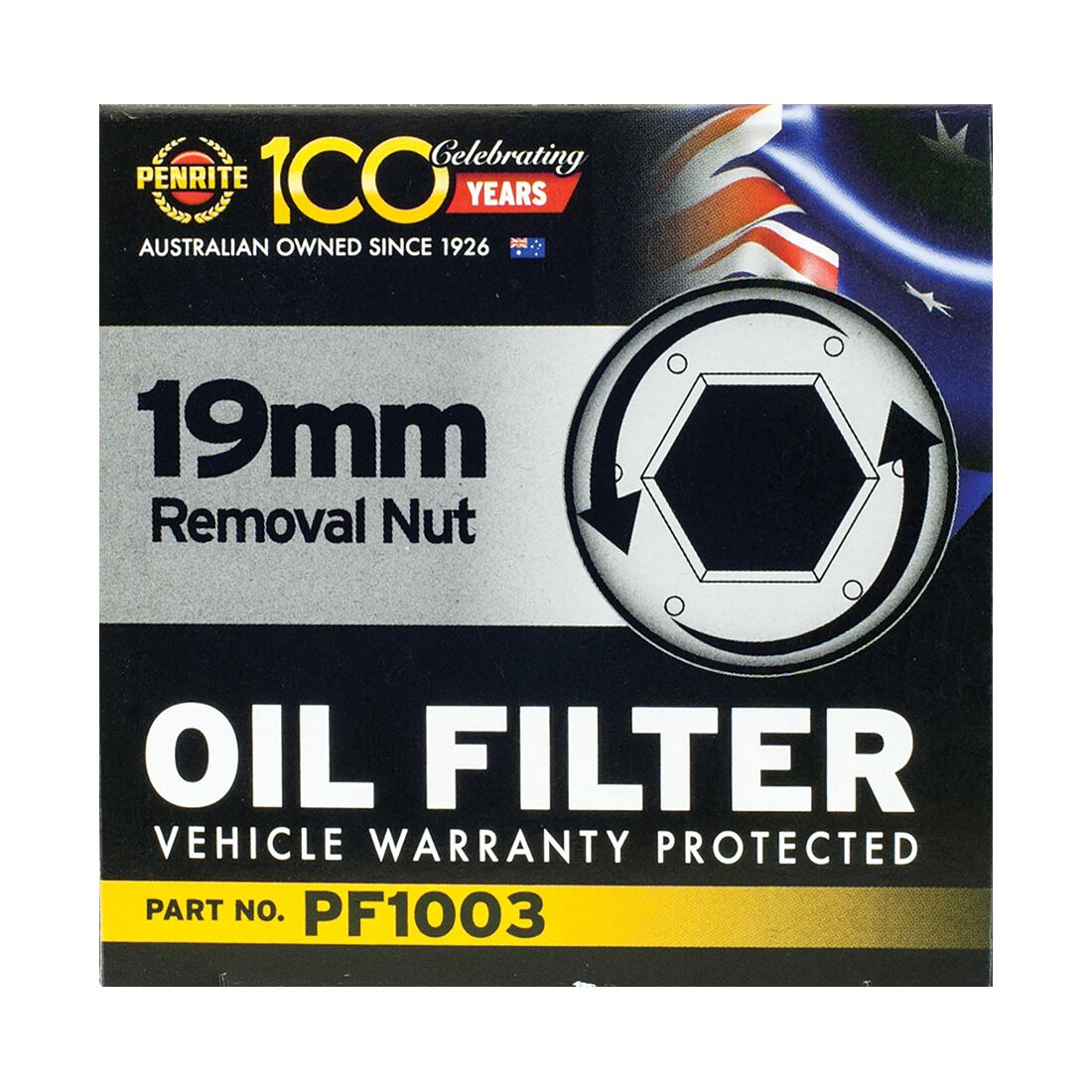 Penrite Oil Filter PF1003 (Interchangeable with Z436), , scanz_hi-res