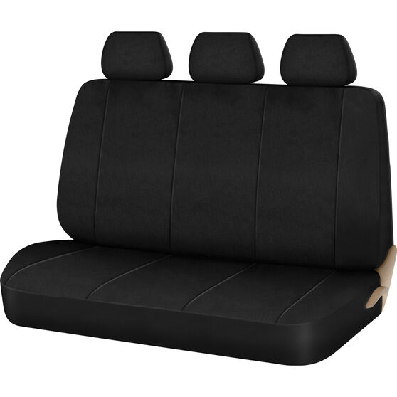 Sca Neoprene Seat Cover Black Adjustable Headrests Rear Super Auto New Zealand - Car Bench Seat Covers Nz