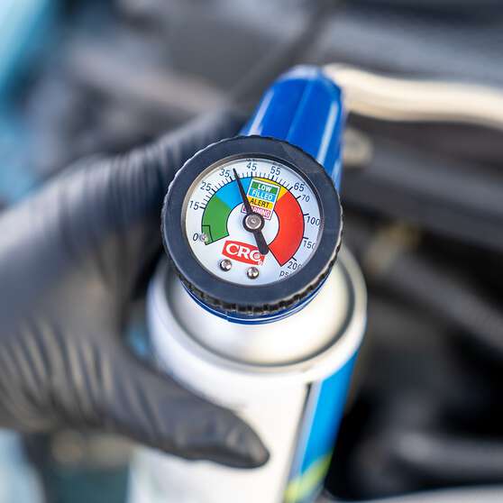 CRC AC Charge Refrigerant R134a Refill  and  Hose - 400g, , scanz_hi-res