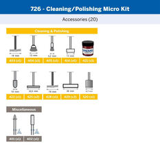 Dremel 20pc Cleaning And Polishing Micro Kit, , scanz_hi-res