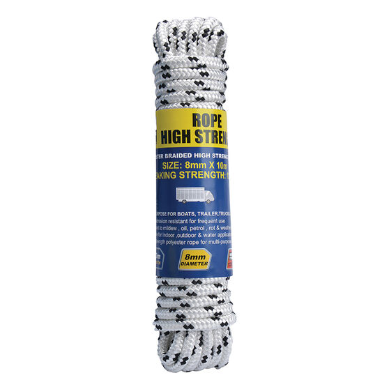 Gripwell Polyester High Strength Rope 8mm x 10m, , scanz_hi-res