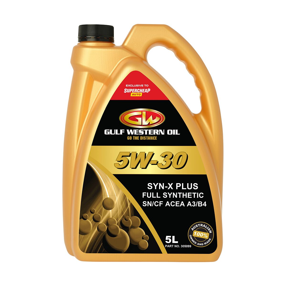 Gulf Western Syn-X Plus Engine Oil  - 5W-30 - 5 Litre, , scanz_hi-res