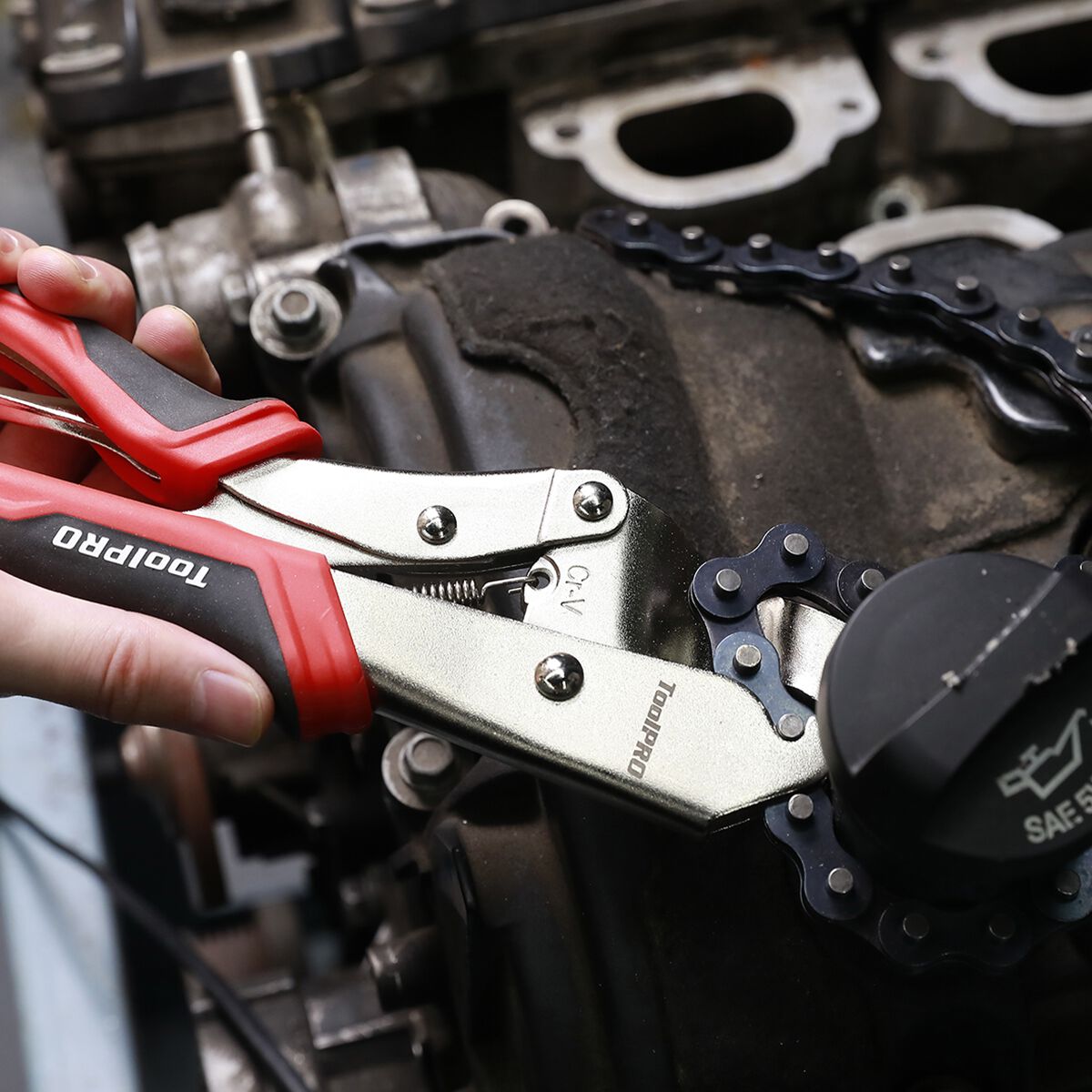ToolPRO Locking Chain Pliers 475mm, , scanz_hi-res