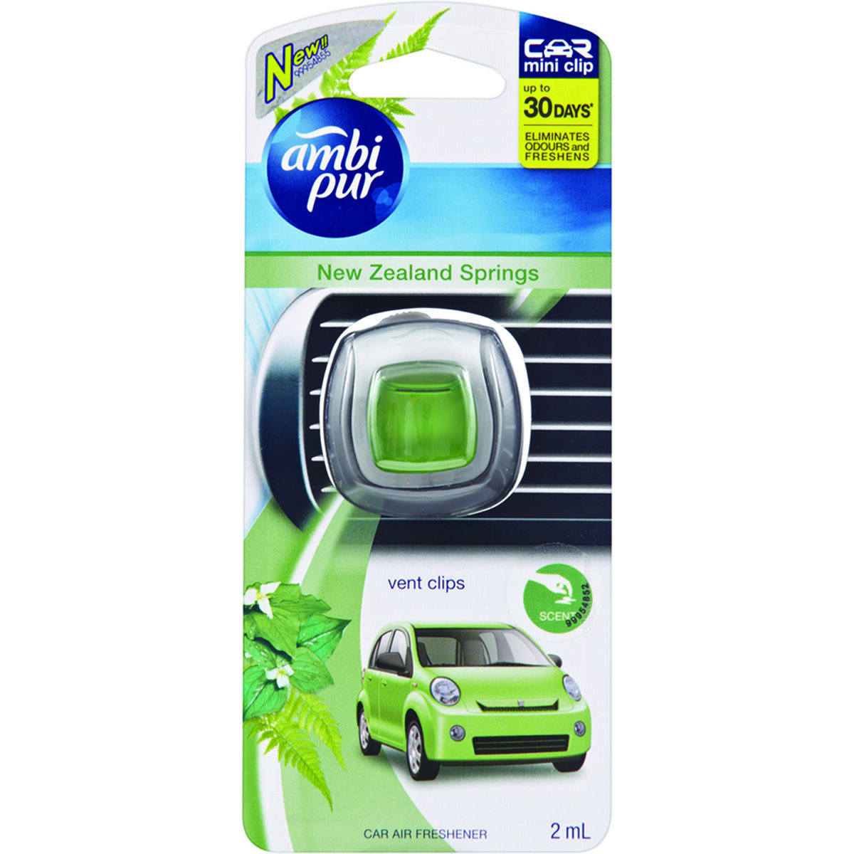 Ambi Pur Mini Air Freshener New Zealand Springs, , scanz_hi-res