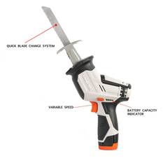 ToolPRO 12V Reciprocating Saw & Grinder Kit, , scanz_hi-res