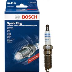 Bosch Platinum Spark Plug 6745-6 6 Pack, , scanz_hi-res