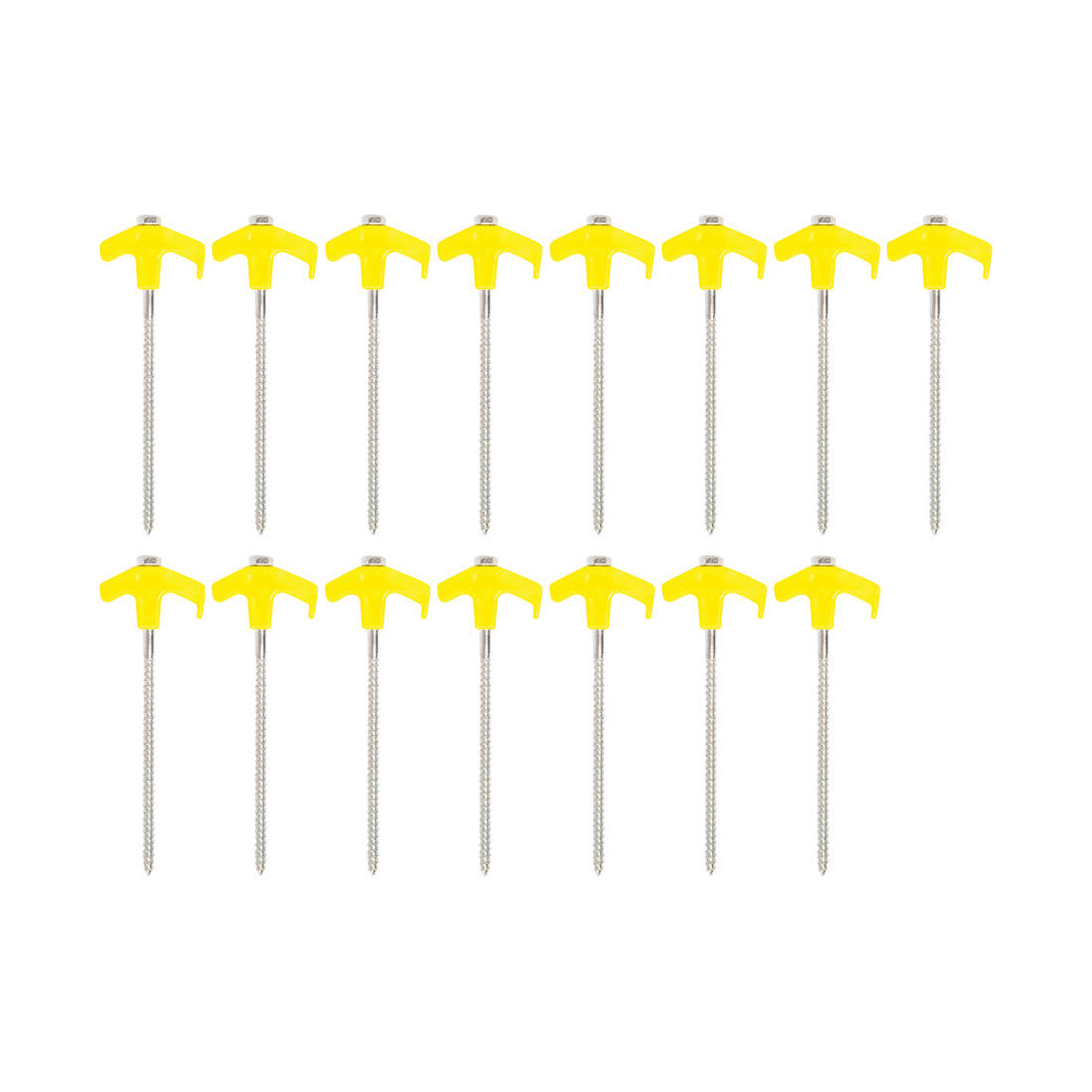 OZtrail 150mm Screw in Tent Peg - Set of 15, , scanz_hi-res