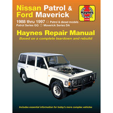 Haynes Car Manual For Nissan Patrol / Ford Maverick 1988-1997 - 72760, , scanz_hi-res