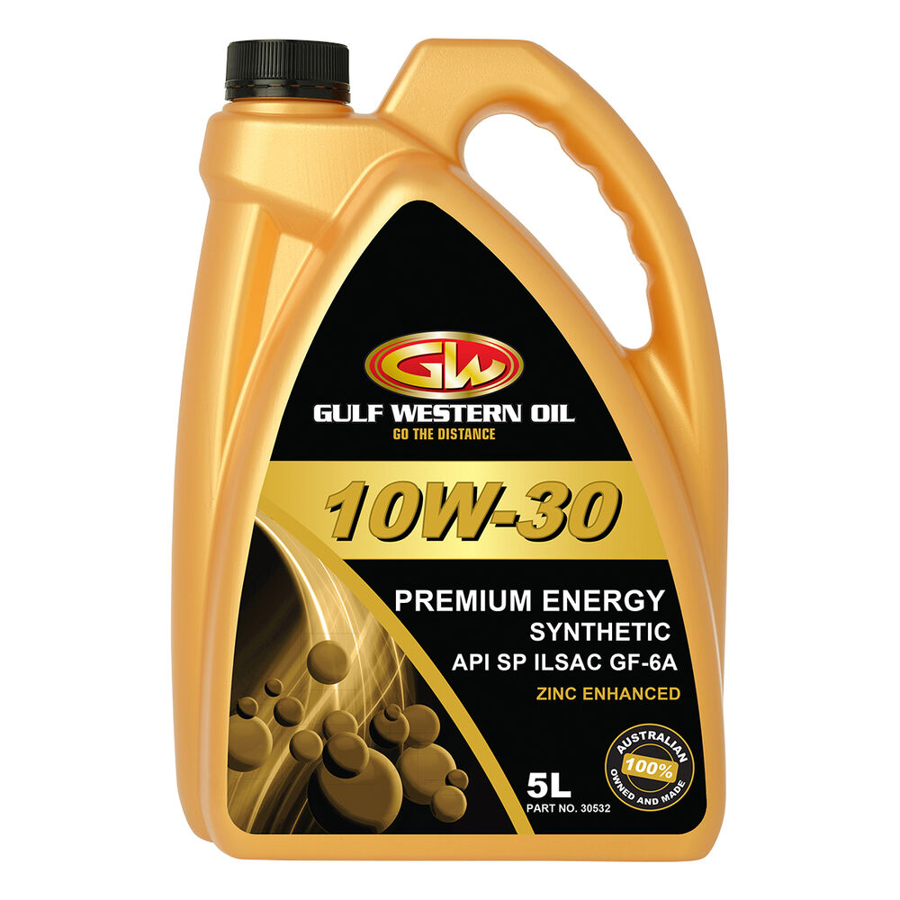 Gulf Western Premium Energy Engine Oil 10W30 5 Litre Supercheap Auto