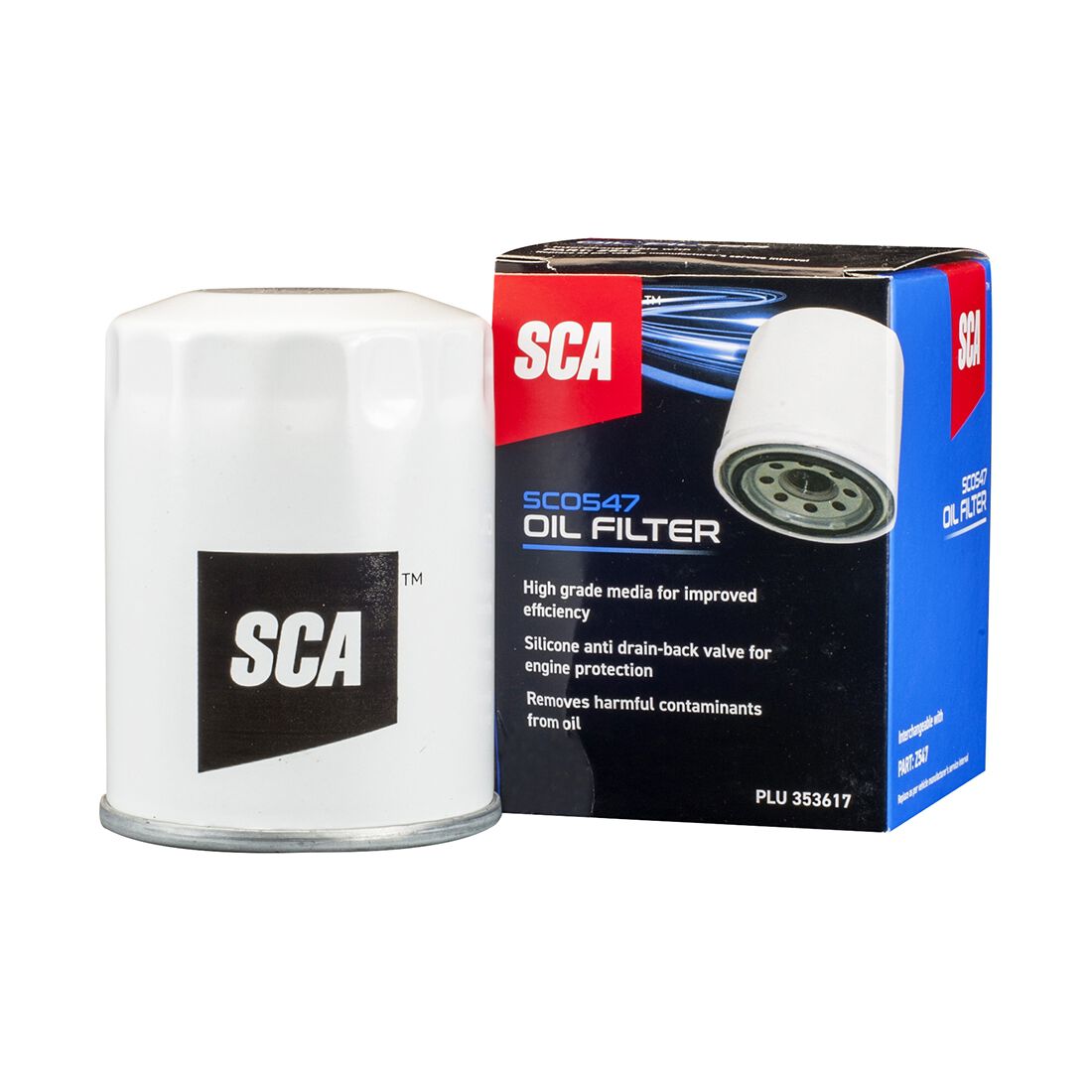 SCA Oil Filter SCO547 (Interchangeable with Z547), , scanz_hi-res