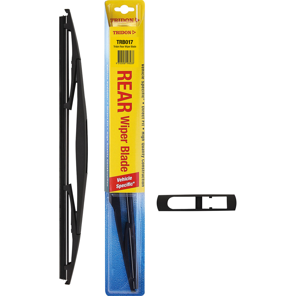 Tridon Rear Wiper Blade 310mm (12") Single - TRB017, , scanz_hi-res