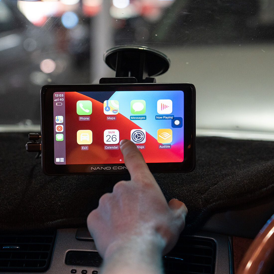 Nanocam Connect Wireless Smart Monitor 1080p Dash & Reverse Cam Kit NC-722DVR, , scanz_hi-res