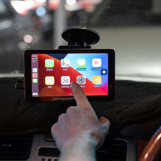 Nanocam Connect Wireless Smart Monitor 1080p Dash & Reverse Cam Kit NC-722DVR, , scanz_hi-res