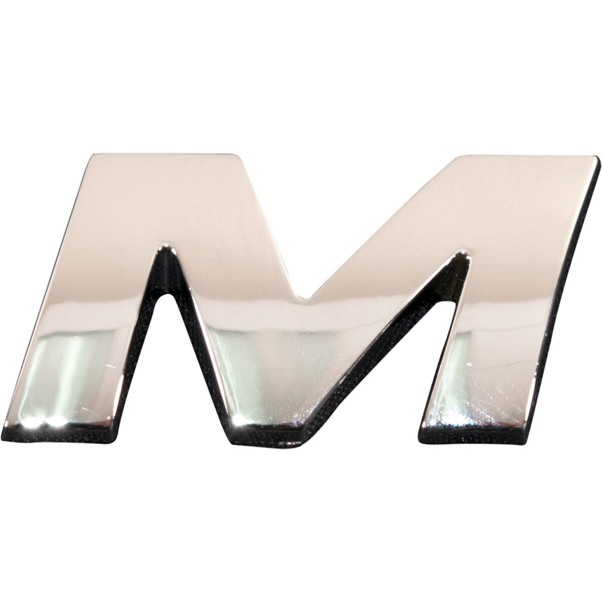 SCA 3D Chrome Badge Letter M, , scanz_hi-res